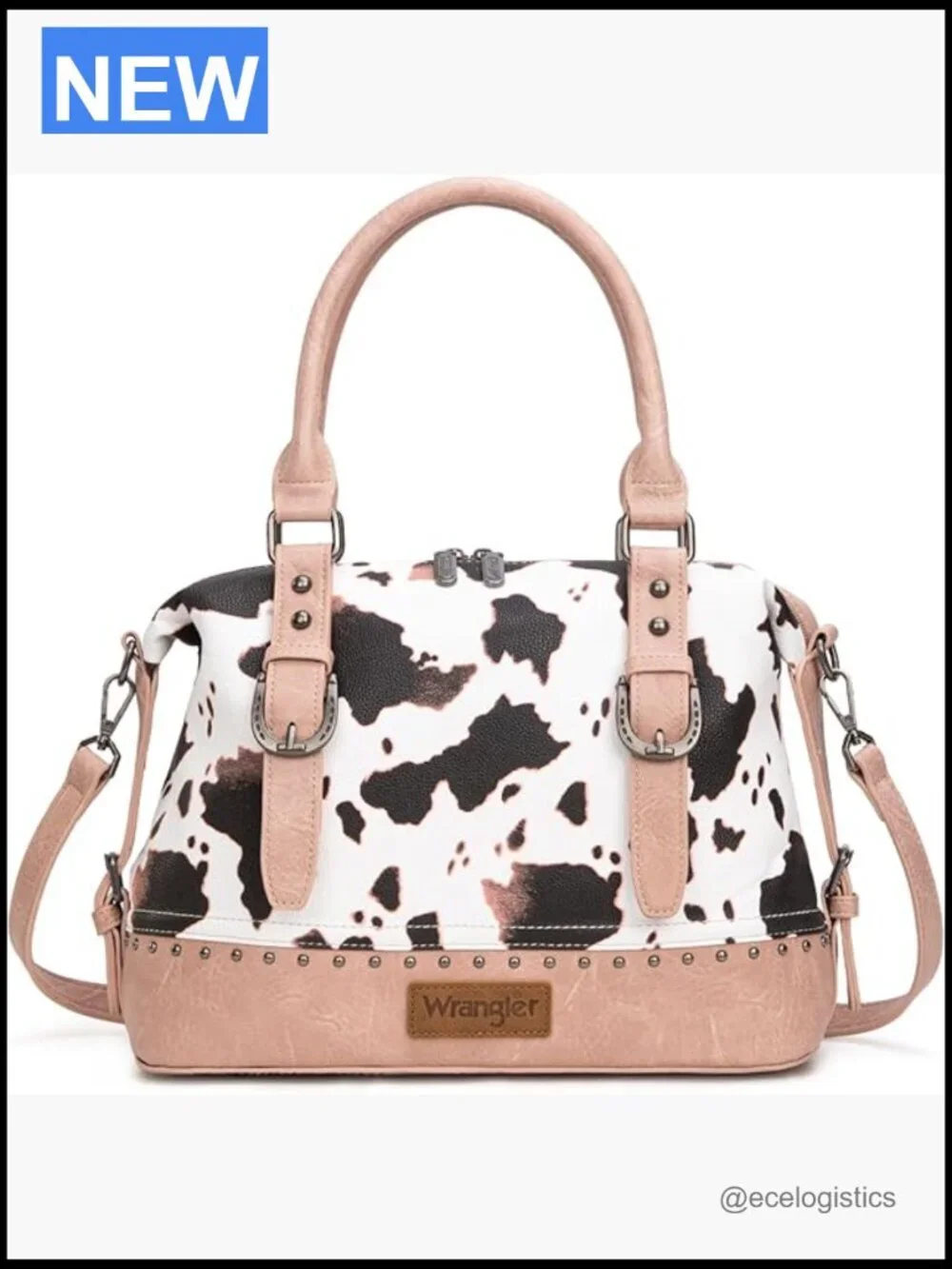 Western Barrel Satchel Hobo Shoulder Bag with Detachable Strap